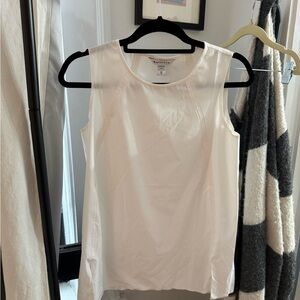 Athleta Cream Sleeveless Blouse